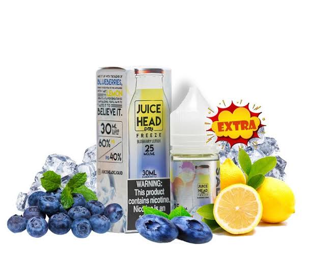 Blueberry Lemon Extra Freeze Nic Salt by Juice Head 30ml Ejuice